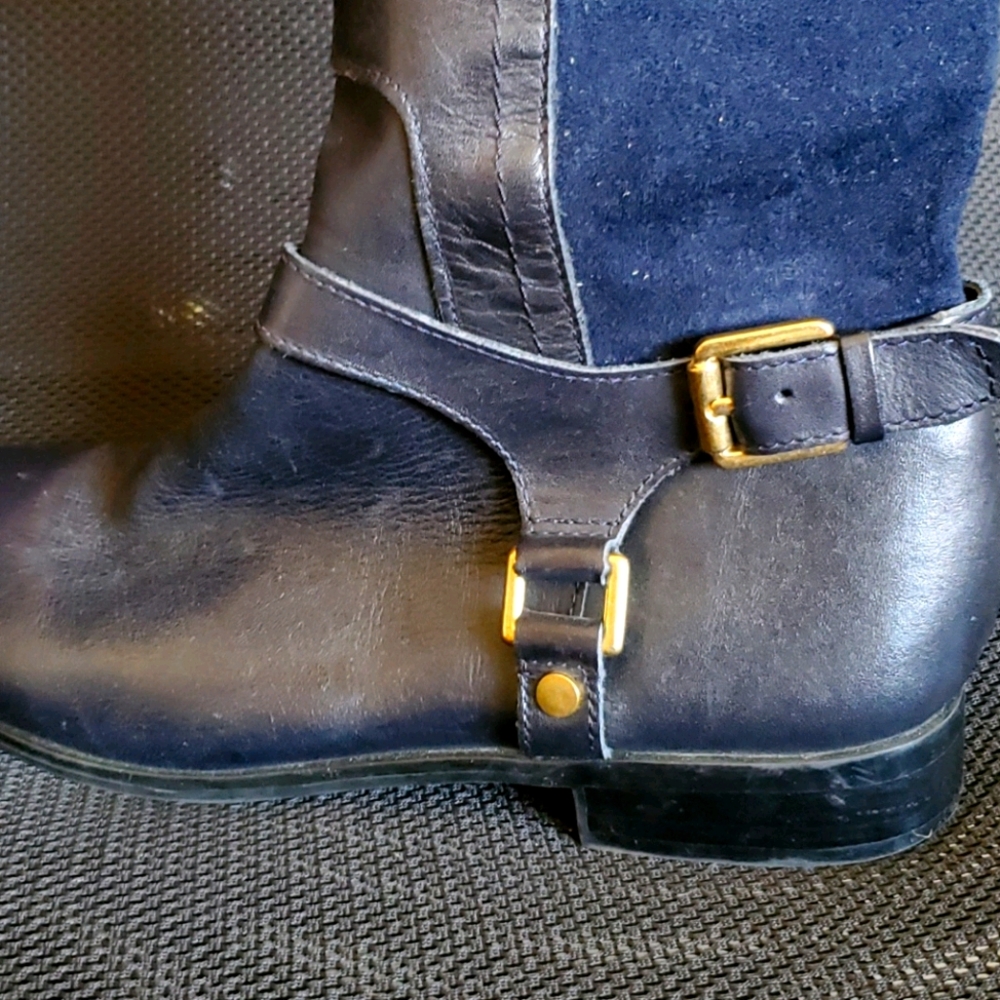 Franco sarto over the knee boots navy - Picture 2 of 4